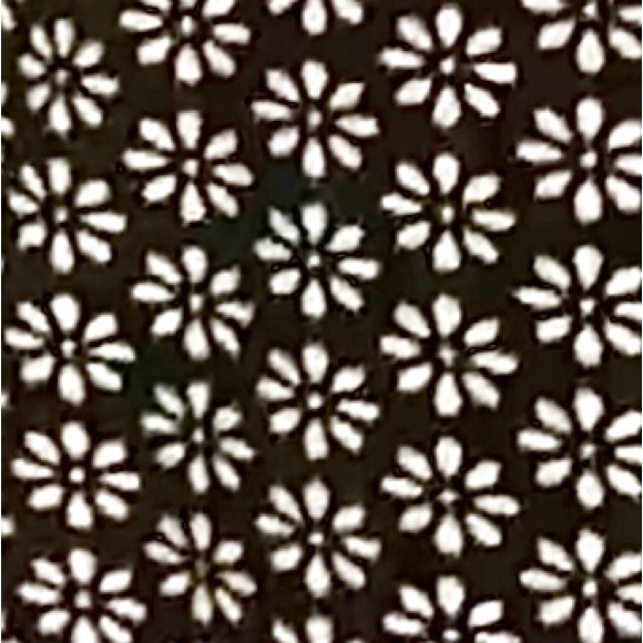 Like New High Rise graphic white daisy on black Joggers pants pull on size xmall - Picture 5 of 10